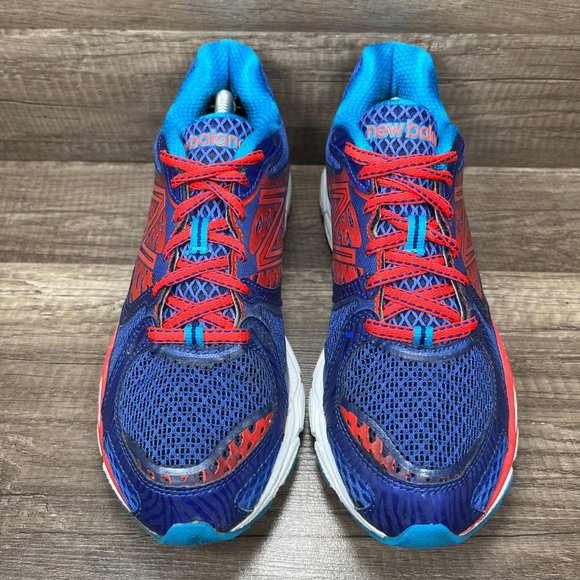 New Balance 1080 v3 Blue Red Womens US Size 8.5 EUR 40 W1080BP3 Running Shoes - Picture 3 of 10